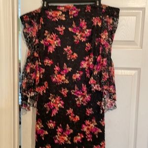 Off the shoulder lace dress